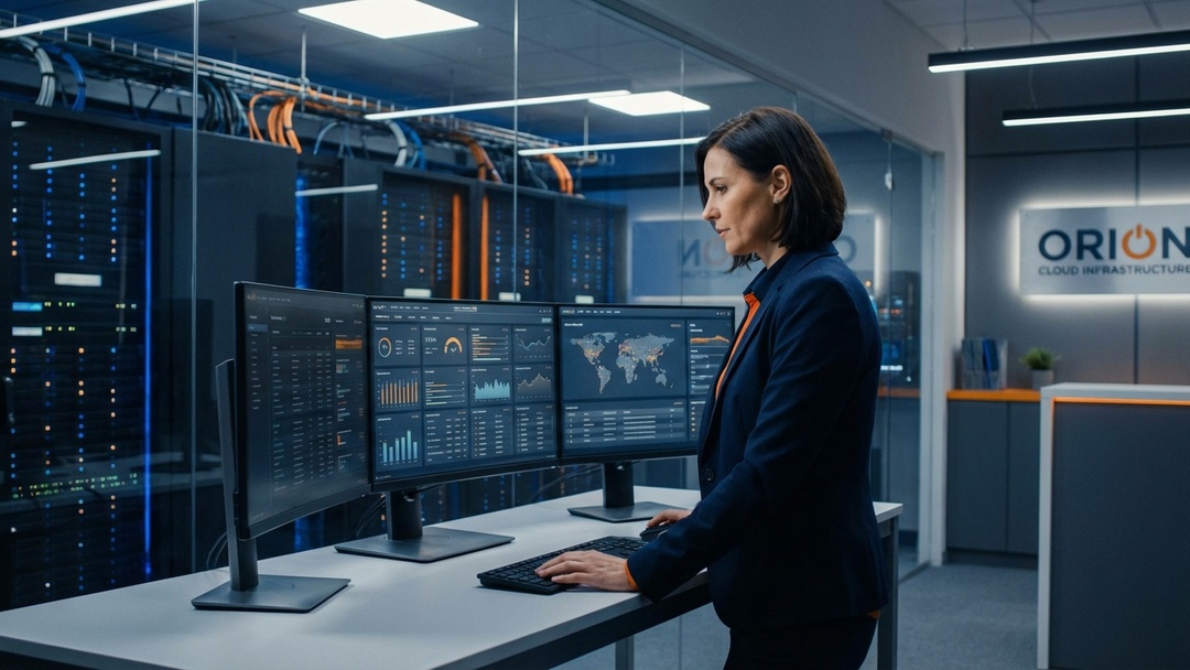 MSP professional at workstation